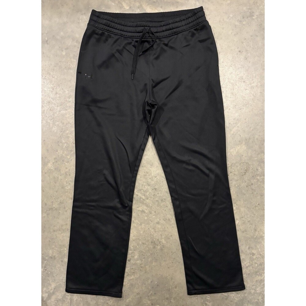 Under Armour Sweatpants Men Large Tall Black ColdGear Fleece Athletic